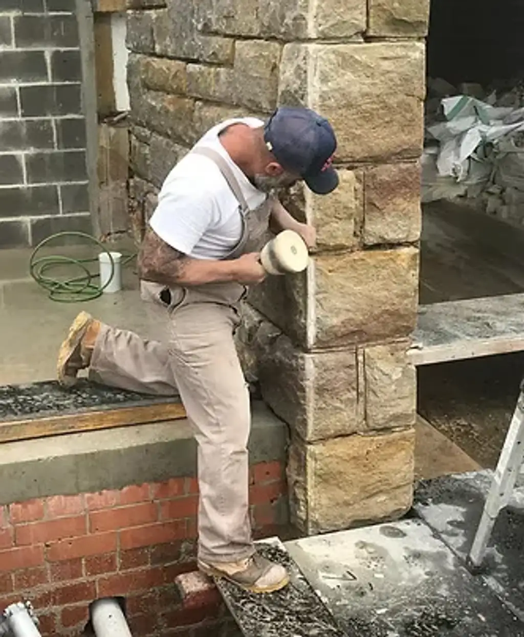 Roman Building Services renovation work in progress
